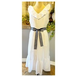 EUC Vineyard Vines for Target (XL) White V-Neck Dress